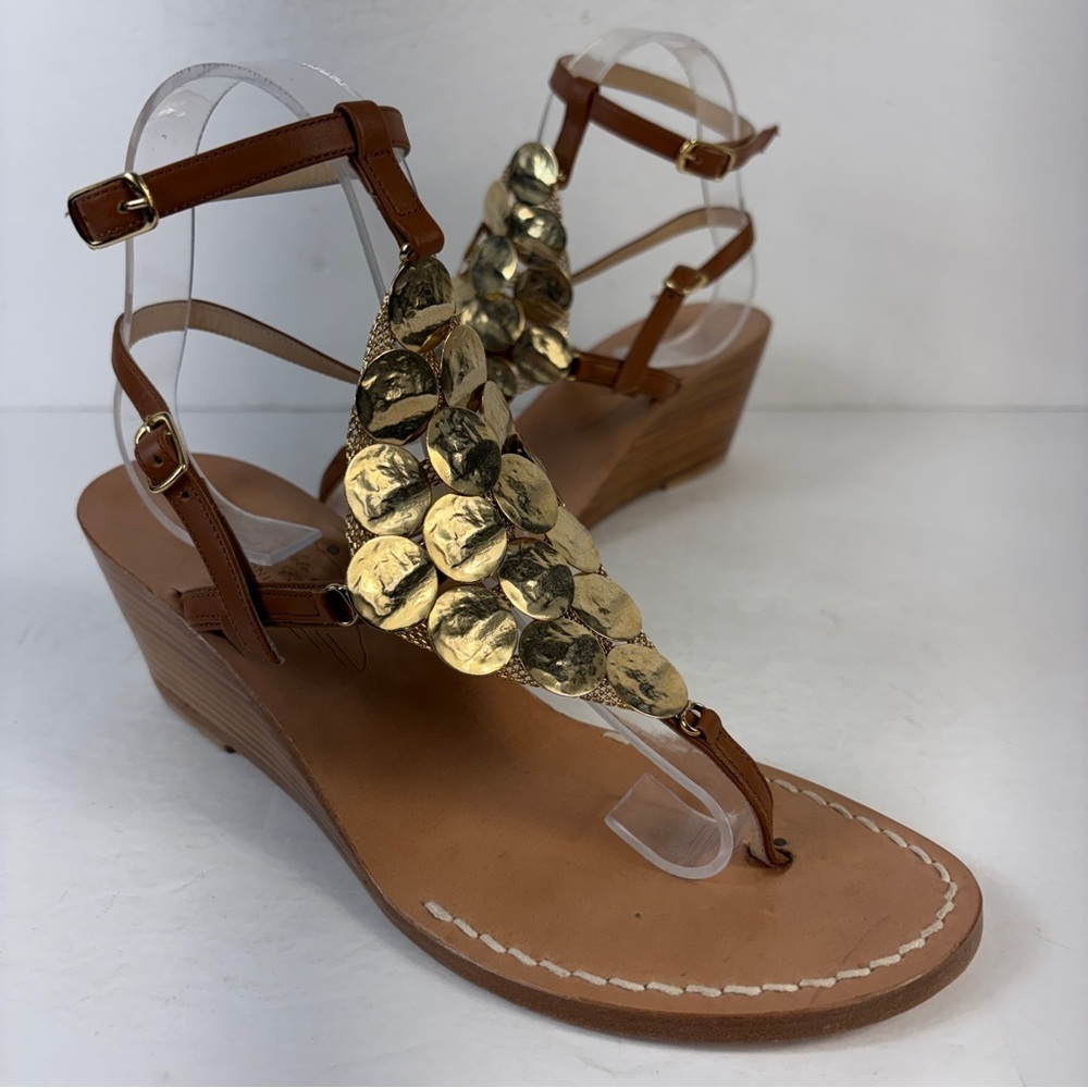 L'Arte del Sandalo Caprese di Antonio Viva Handmade Italian Leather Flat Sandal